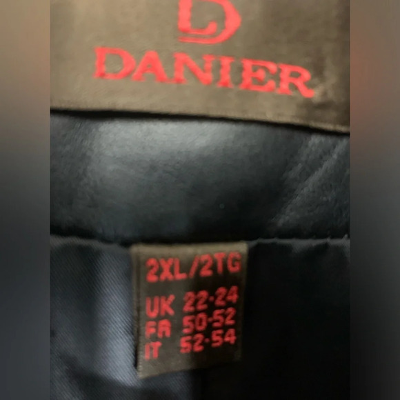 Danier Leather  Jacket Full Front Zip Women’s Size 2X Grunge Goth Capsule Punk - Picture 4 of 13